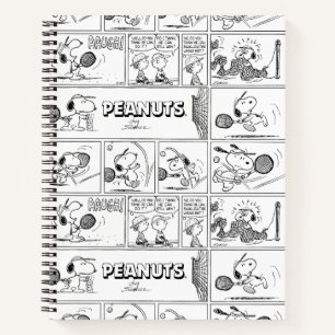 Snoopy Plays Tennis Notizbuch