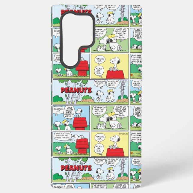 Snoopy & Seine Brüder Andy & Olaf Samsung Galaxy Hülle (Rückseite)