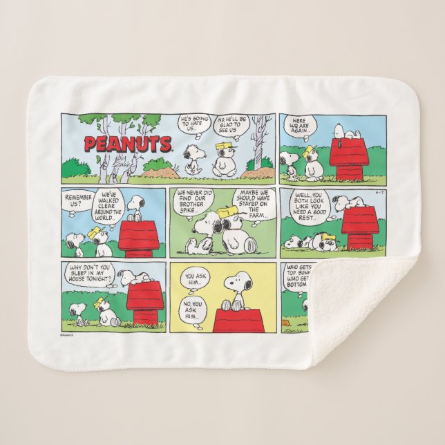 Snoopy & Seine Brüder Andy & Olaf Sherpadecke (Vorderseite (Horizontal))