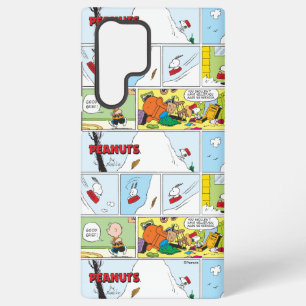 Snoopy Sled Riding Food Disc Samsung Galaxy Hülle
