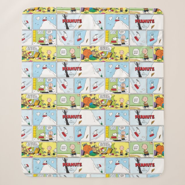 Snoopy Sled Riding Food Disc Sherpadecke (Vorderseite)