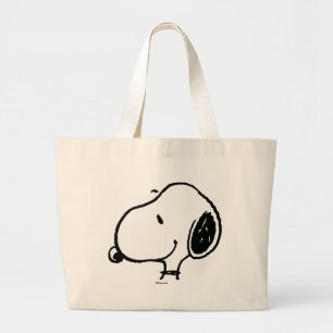 Snoopy Smile Giggle Laugh Jumbo Stoffbeutel
