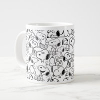 Snoopy Smile Giggle Laugh Pattern