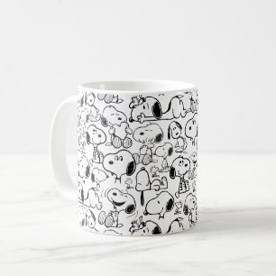 Snoopy Smile Giggle Laugh Pattern Kaffeetasse
