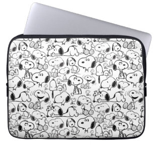 Snoopy Smile Giggle Laugh Pattern Laptopschutzhülle