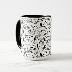 Snoopy Smile Giggle Laugh Pattern Tasse