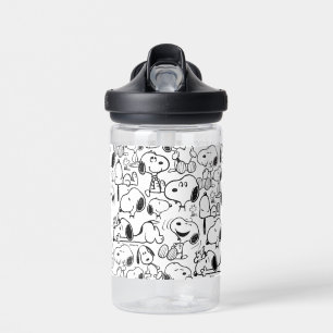 Snoopy Smile Giggle Laugh Pattern Trinkflasche