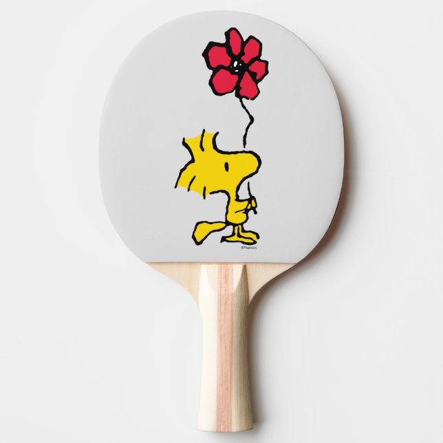 Snoopy So Sweet Blume Muster Tischtennis Schläger (Vorderseite)