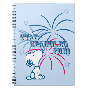 Snoopy Star Spangled Fun Notizblock