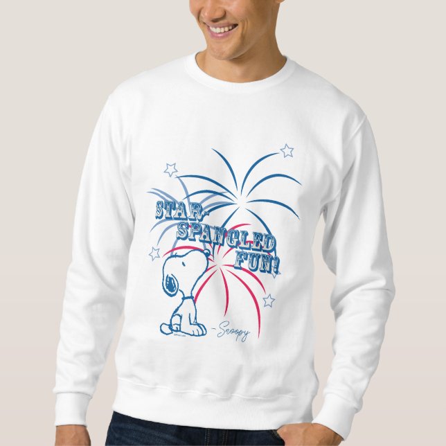 Snoopy Star Spangled Fun Sweatshirt (Vorderseite)