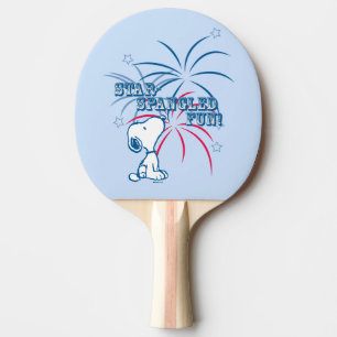 Snoopy Star Spangled Fun Tischtennis Schläger