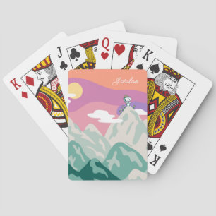 Snoopy & Truppe Wandern im Val Piora Spielkarten