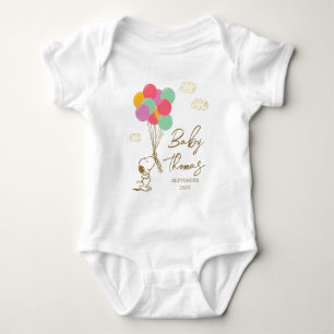 Snoopy und Balloons Bald kommt das Baby Baby Strampler