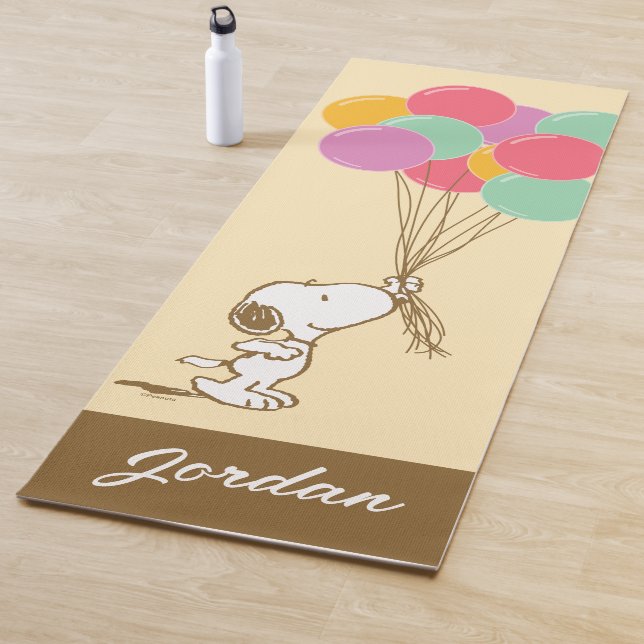 Snoopy und Balloons Yogamatte (Beispiel)