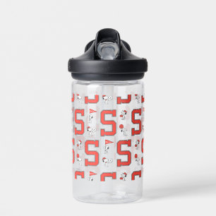 Snoopy Varsity Sports Pattern Trinkflasche