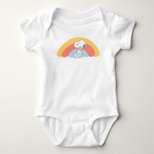 Snoopy & Woodstock Baby Shower Body Bébé Arc-en-Ci