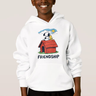 Snoopy & Woodstock Kumpels Rote Hundehütte Hoodie