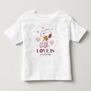 Snoopy & Woodstock - Liebe ist Schnurrbart & Cuddl Kleinkind T-shirt