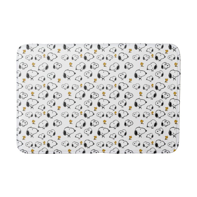 Snoopy & Woodstock Muster Badematte (Vorderseite)