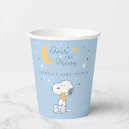 Snoopy & Woodstock | Over the Moon Baby Shower Pap Pappbecher