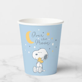 Snoopy & Woodstock | Over the Moon Baby Shower Pap Pappbecher