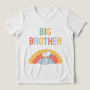 Snoopy & Woodstock Regenbogen-Baby-Party Tri-Blend Shirt