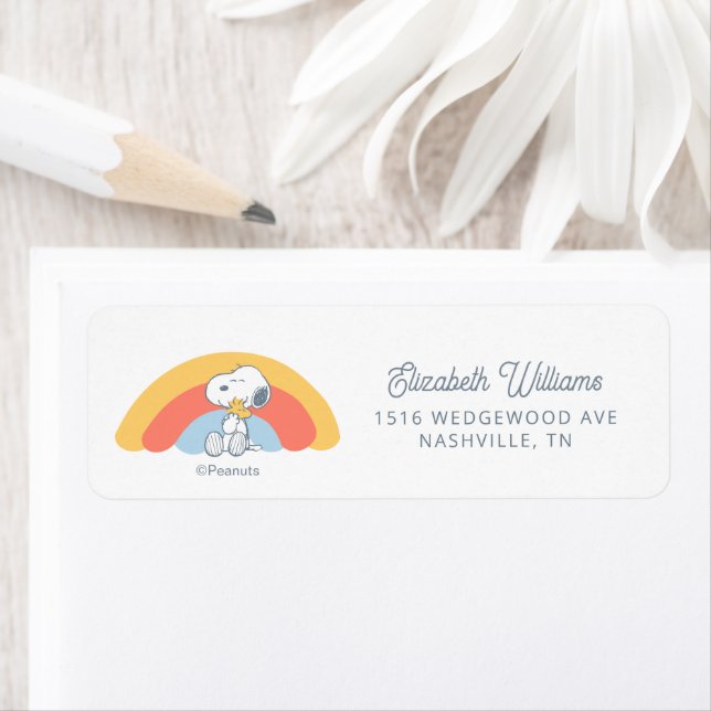 Snoopy & Woodstock Regenbogen-Baby-Shower (Insitu)
