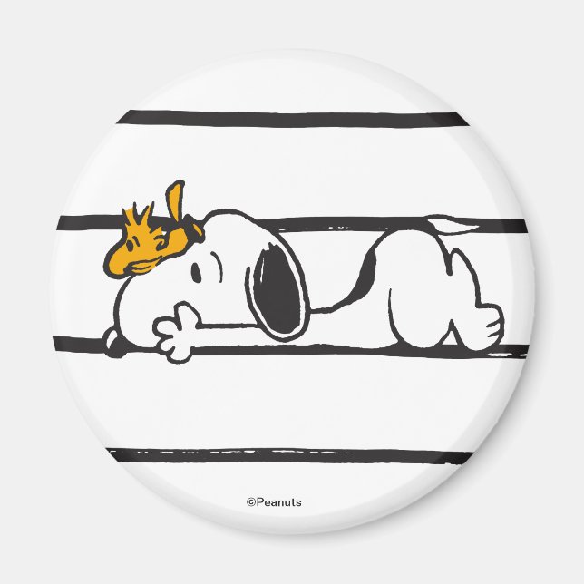 Snoopy & Woodstock | Smile Giggle Laugh Magnet (Vorne)