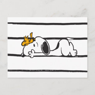 Snoopy & Woodstock Smile Giggle Laugh Postkarte