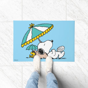 Snoopy & Woodstock Sonnig Küstenlinie Fußmatte