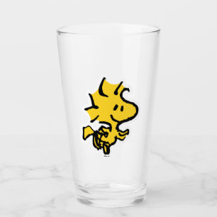 Snoopy & Woodstock Spaß & Blume Glas