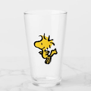 Snoopy & Woodstock Spaß & Blume Glas