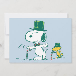 Snoopy Zylinder Pfefferminz Bonbon Feiertagskarte