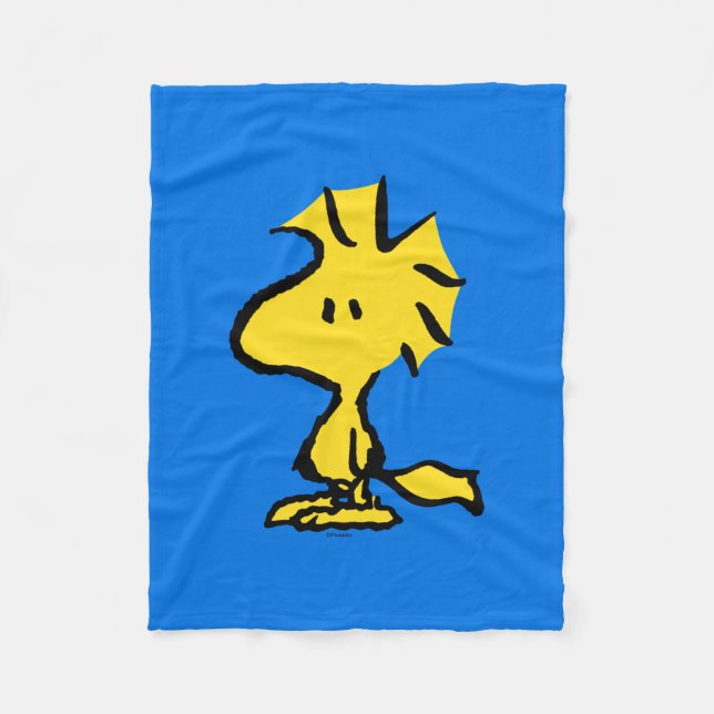 Snoopy's Friend Woodstock Fleecedecke (Vorderseite)