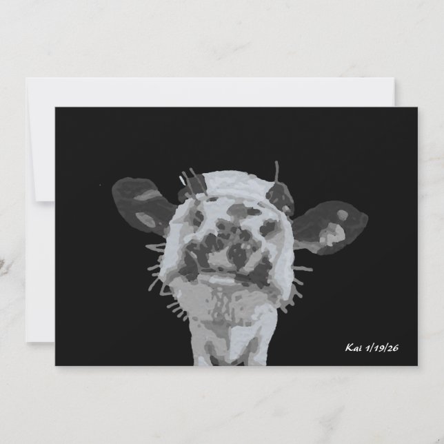 Snoot Boop, Animal Einladung (Vorderseite)