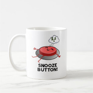 Snooze Button Funny Sleeping Puff Kaffeetasse