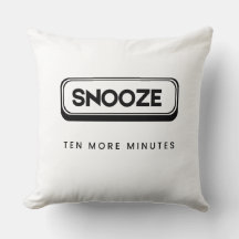 Snooze | Zehn Minuten Mehr Kissen