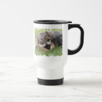 Snoozing Schnauzer-Reise-Tasse