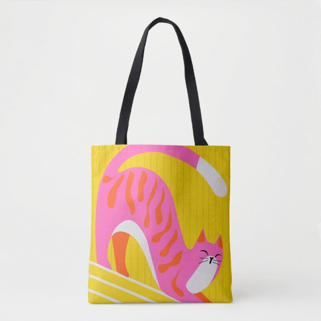 Snoozing Whiskers Tasche (Vorderseite)