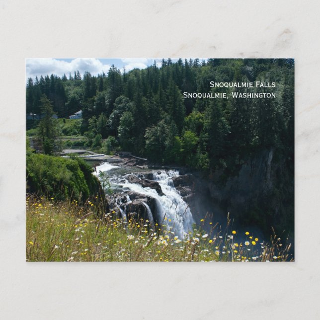 Snoqualmie Falls Postcard Postkarte (Vorderseite)