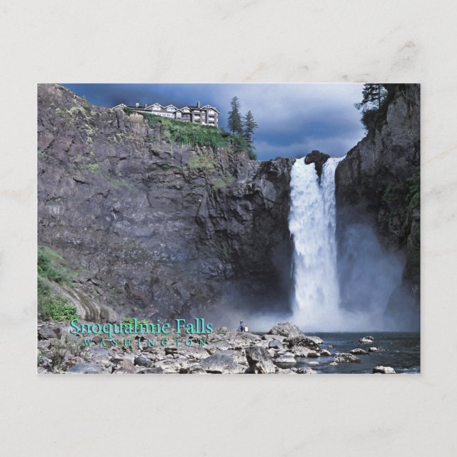 Snoqualmie Falls Postkarte (Vorderseite)
