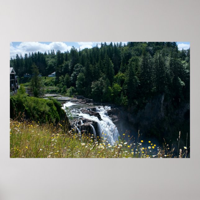 Snoqualmie Falls Print Poster (Vorne)
