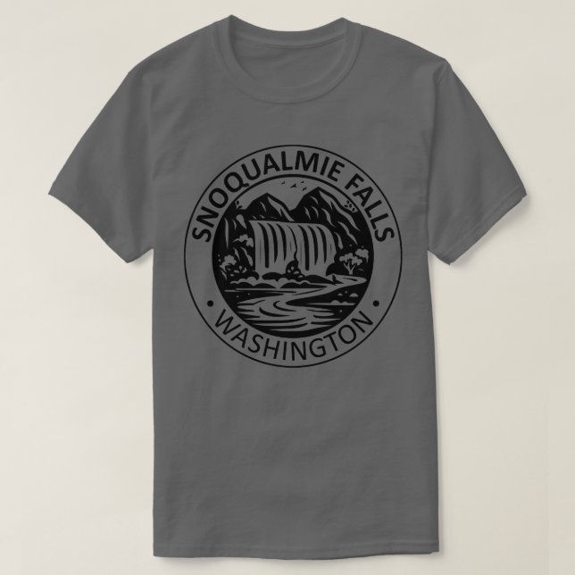 Snoqualmie Falls T-Shirt (Design vorne)