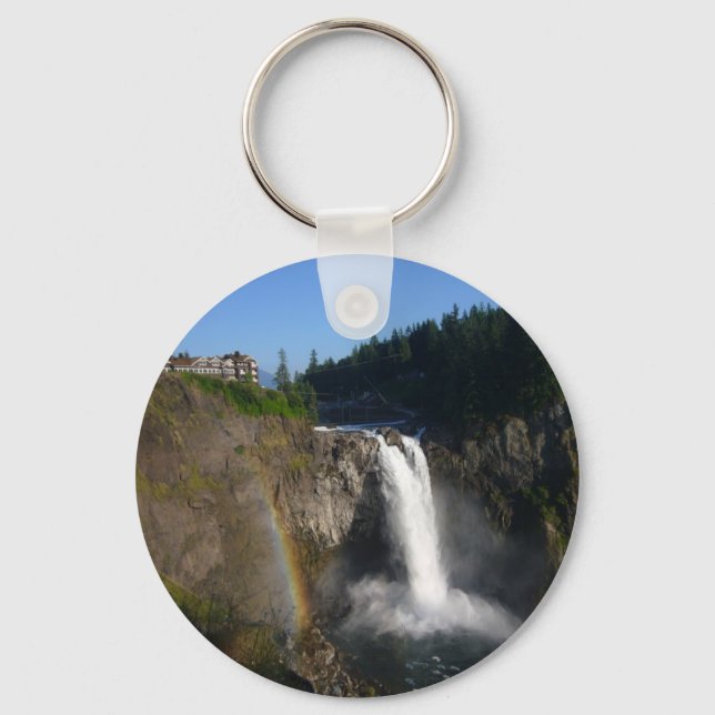 Snoqualmie Falls Washington Schlüsselanhänger (Vorderseite)