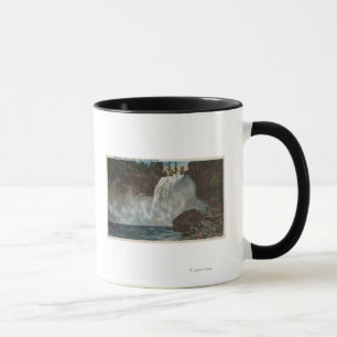 Snoqualmie fällt, WA - Ansicht von Fällen unten Tasse