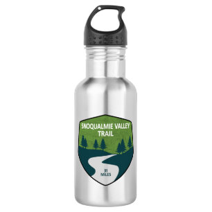 Snoqualmie Valley Trail Washington Staat Edelstahlflasche