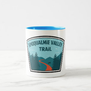 Snoqualmie Valley Trail Washington Staat Zweifarbige Tasse