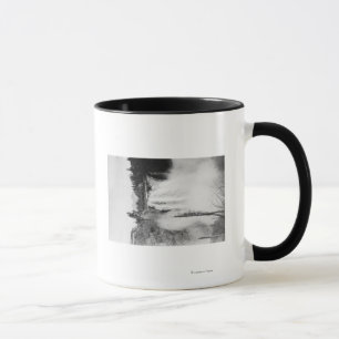 Snoqualmie, WA - Fälle und Häuschen-Fotografie Tasse
