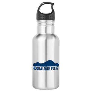 Snoqualmie Washington Bitte Edelstahlflasche