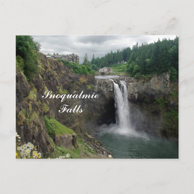 SnoqualmieFalls Postkarte (Vorderseite)